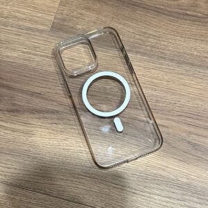 Clear iPhone 15 Pro Max Case with MagSafe Compatibility